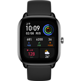 Hodinky s GPS AMAZFIT GTS 4 mini Midnight Black