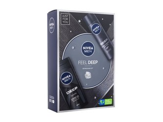 Nivea Men sprchový gel Men Deep Clean 250 ml + antiperspirant Men Deep 150 ml