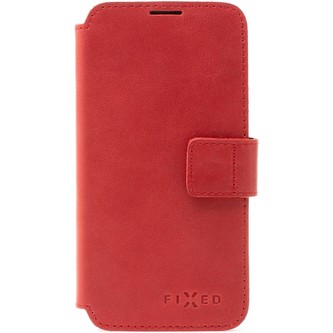 FIXED ProFit kožené pouzdro Apple iPhone 12 Pro Max červené