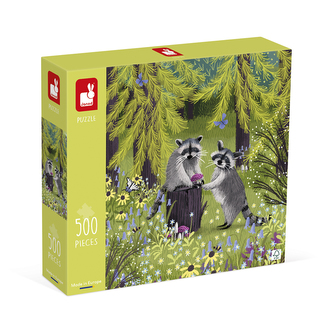 Janod Art Puzzle Medvídek mýval 500 PCS