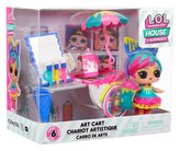 L.O.L. Surprise! Nábytek s panenkou, série 6 - Pojízdný ateliér & Splatters