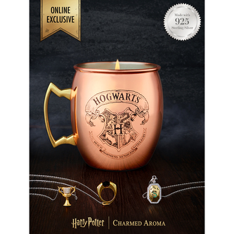 Charmed Aroma Vonná svíčka Harry Potter - měděný hrnek (+náhrdelník) 396g