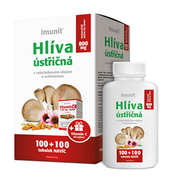 Simply You Hlíva s rakytníkovým olejem a echinaceou 800 mg 100 + 100 tobolek + vitamín C 30 tablet