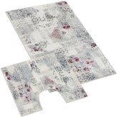 3D tisk  sada - ornament - smetanová, černá, růžová - sada 60x100, 60x50 cm