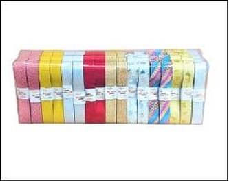 Zestaw wstążek 1,5cm JYWK 549 68szt. mix