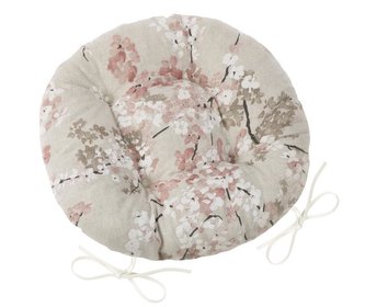 Sedák IVO kulatý prošívaný - sakura - průměr 40 cm