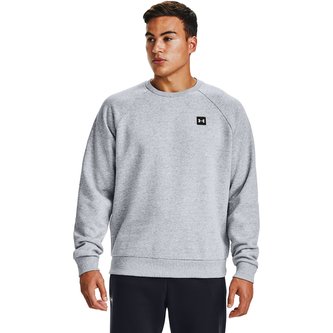 Pánská mikina Rival Fleece Crew Grey - Under Armour - Velikost: L