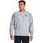 Pánská mikina Rival Fleece Crew Grey - Under Armour - Velikost: XL