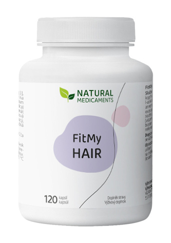 Natural Medicaments FitMy Hair pro zdravé a krásné vlasy 120 kapslí Natural Medicaments FitMy Hair pro zdravé a krásné vlasy 120 kapslí