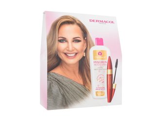 Dermacol Obsesión řasenka Obsesión Volume & Lenght Mascara 12 ml + čistící micelární voda Hyaluron Micellar Lotion 400 ml