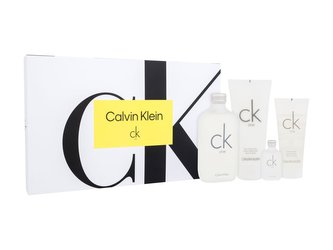 Calvin Klein CK One toaletní voda 200 ml + tělové mléko 200 ml + sprchový gel 100 ml + toaletní voda 15 ml