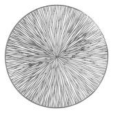 Prostírání MODERNO stříbrná O 38 cm Mybesthome