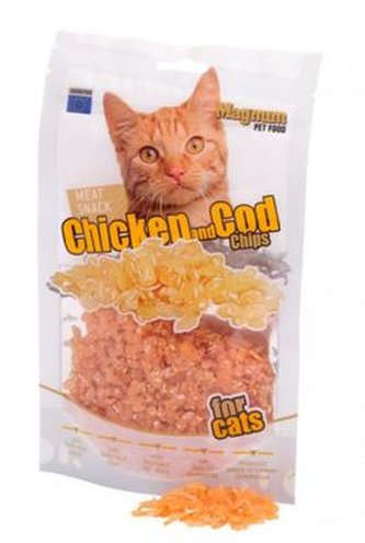 Magnum Chicken&Cod chips for cats 70g