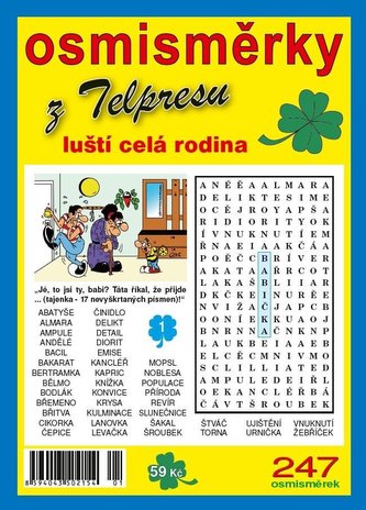 Osmisměrky z Telpresu luští celá rodina 2/2022 - 247 osmisměrek