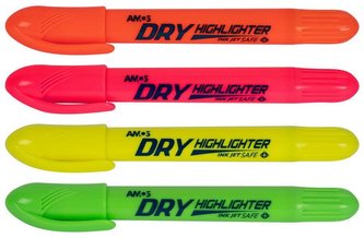 Zakreślaczy żelowy w sztywcie Neon 4 kolory