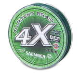 šňůra 4 X Allround Braid 200 m 0,15 mm zelená