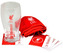 Bar set sklenice s tácky a ručníkem FC Liverpool: Wordmark (objem 470 ml)