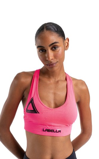 Sportovní podprsenka Highlight Pink - LABELLAMAFIA - Velikost: L