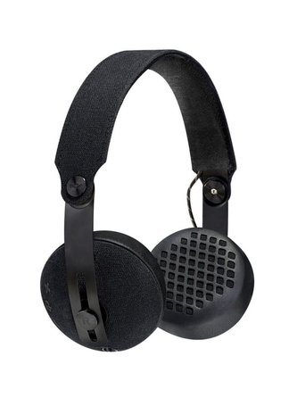 MARLEY Rise - Black, Bluetooth sluchátka přes uši s ovladačem a mikrofonem