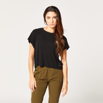Dámské tričko Code Oversized Black - SQUATWOLF - Velikost: L