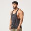 Tílko Code Polyester Logo Stringer Black - SQUATWOLF - Velikost: L