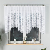 Dekorační oblouková krátká záclona EMILIA 120 bílá 340x120 cm MyBestHome
