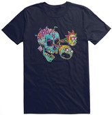 Pánské tričko Rick and Morty: Eyeball Skull (M) černá bavlna