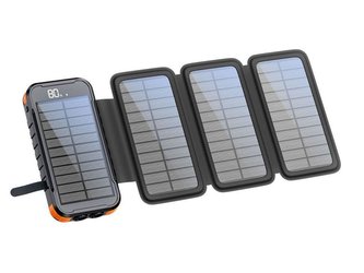 Viking solární outdoorová power banka SP16W 16000 mAh, bezdrátové nabíjení