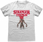Pánské tričko Netflix|Stranger Things: Logo Demogorgon (XL) šedá bavlna