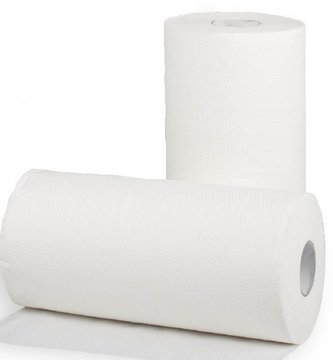 Papírové ručníky v roli midi, 2vr;  rec bílý 75%, 12 ks