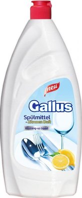 Gallus prostředek na mytí nádobí 850 ml Lemon