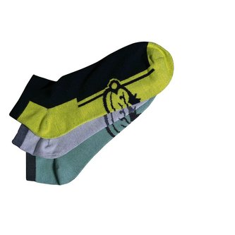 RIDGEMONKEY: Ponožky APEarel CoolTech Trainer Socks 3 Pack 44-47 (UK 10-12)