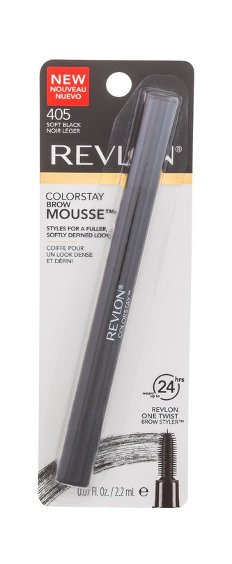 Revlon Colorstay Řasenka na obočí Brow Mousse 2,2 ml 405 Soft Black pro ženy