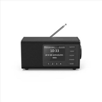 Rádio Hama digitální DR1000, FM/DAB/DAB+, černé