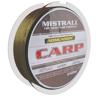 Vlasec Admunson carp 0,28mm 250m hnědý