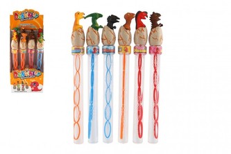 Bublifuk trubice dinosaurus ve vejci 33cm mix druhů 12ks v boxu Bublifuk trubice dinosaurus ve vejci 33cm mix druhů 12ks v boxu