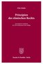 Prinzipien des römischen Rechts.