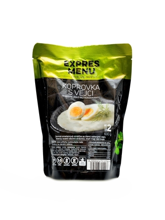 Expres menu - Koprová omáčka s vejci 600g