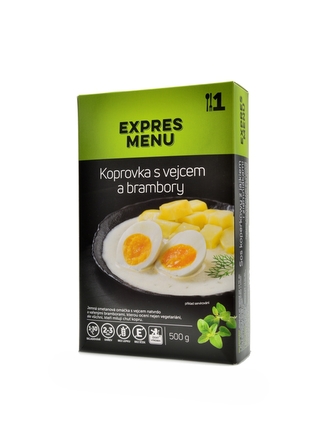 Expres menu - KM Koprovka s vejci a bramborem 500g