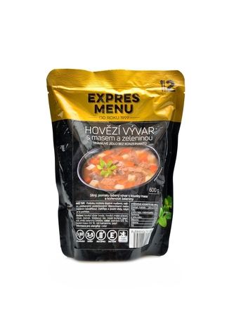 Expres menu - Hovězí vývar se zeleninou 600g