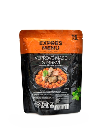 Expres menu - Vepřové s mrkví 300g
