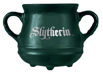 3D mini keramický hrnek - kotlík Harry Potter: Slytherin (objem 110 ml)