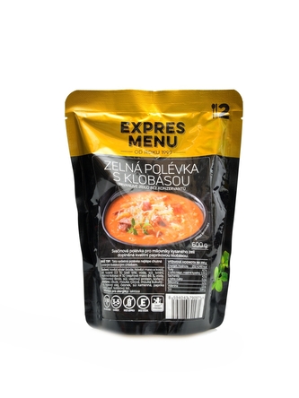 Expres menu - Polévka Zelná s klobásou 600g