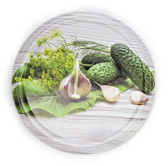 Víčko ¤82mm Twist 10ks dekor OKURKY RTS