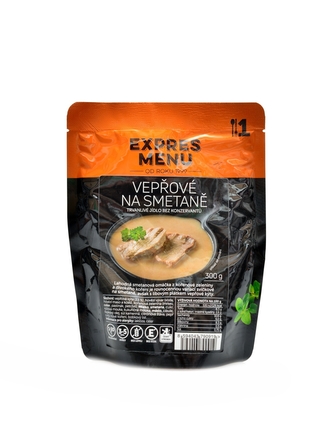 Expres menu - Vepřové na smetaně 300g