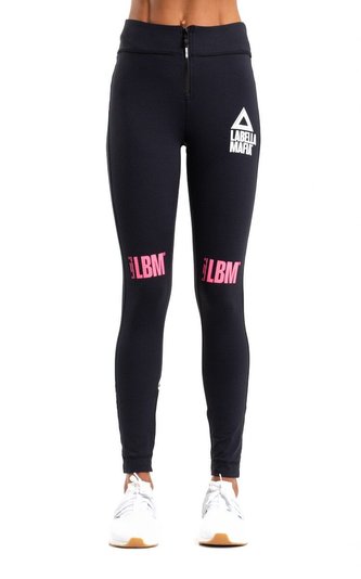 Dámské legíny Highlight black - LABELLAMAFIA - Velikost: L