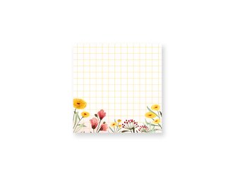 Chaukiss Samolepící bloček - květinový