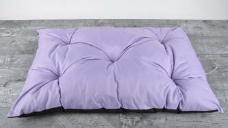 Prošívaný polštář pro psy 90x60 cm, lila, Mybesthome Prošívaný polštář pro psy 90x60 cm, lila, Mybesthome