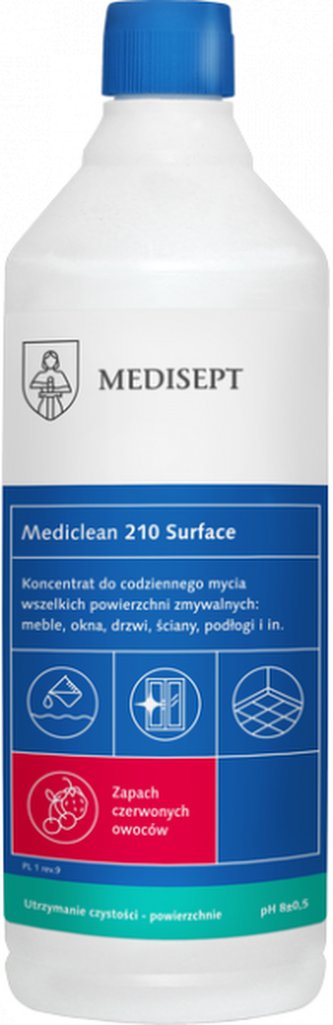 Surf Clean MC210 na omyvatelné povrchy s vůní červeného ovoce 1 l