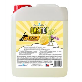 UMEJTO! podlahy premium s vůní citronové trávy - linoleum, dlažba 5 l